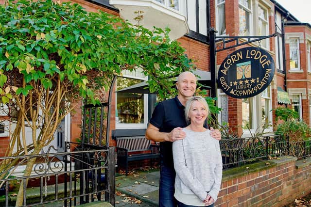 Ali and Phil Standen of the Acorn Lodge guest house in Harrogate.