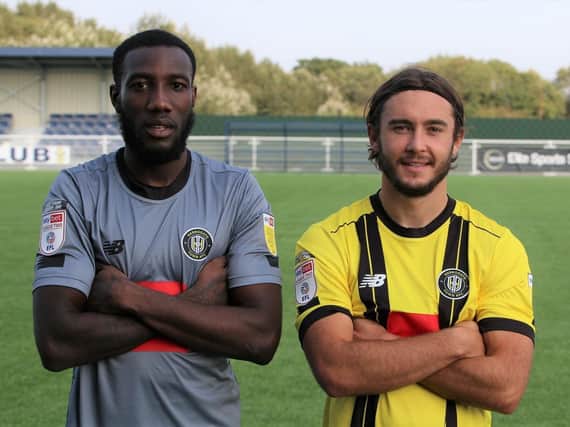 Harrogate Town have completed a double transfer swoop.
