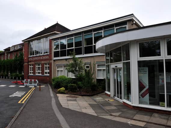 A pupil tested positive for coronavirus at King James's School in Knaresborough.
