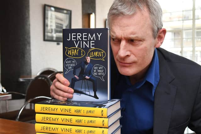A star of the forthcoming Raworths Harrogate Literature Festival - Broadcaster and author Jeremy Vine.