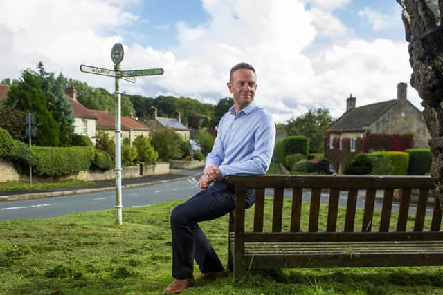 Oliver Smith pictured in Farnham, a village close to Knaresborough.
Oliver Smith, Sales & Customer Services Manager at TIG, a digital communications, design and print firm. The firm is thriving in Knaresborough but more could be done to improve its digital connections. Picture Tony Johnson