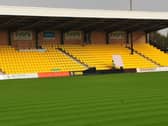 Harrogate Town have built a new stand and laid a new pitch at their EnviroVent Stadium home. Pictures: Gerard Binks