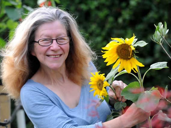Harrogate business woman Alison Lyon who is launching her new "Anywhere in Bloom" competition in Harrogate. (Picture Gerard Binks)