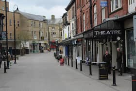 Shops in Oxford Street in Harrogate.