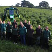 Still gearing up for busiest-ever season - Growers at Cadeby Tree Trust in Nuneaton, members of The British Christmas Tree Growers Association, (BCTGA), which is managed from Harrogate.