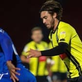 Dan Jones netted Harrogate Town's second goal during Tuesday's EFL Trophy clash with Leicester City U21s. Pictures: Matt Kirkham