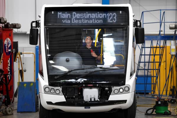 Yorkshire Vision.............. Behind the scenes at Optare, Sherburn-in-Elmet, one of the biggest bus makers in Britain1st August 2018.
Picture Jonathan Gawthorpe