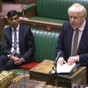 Prime Minister Boris Johnson making a statement in the House of Commons in London, setting out a new three-tier system of controls for coronavirus in England. Photo: PA