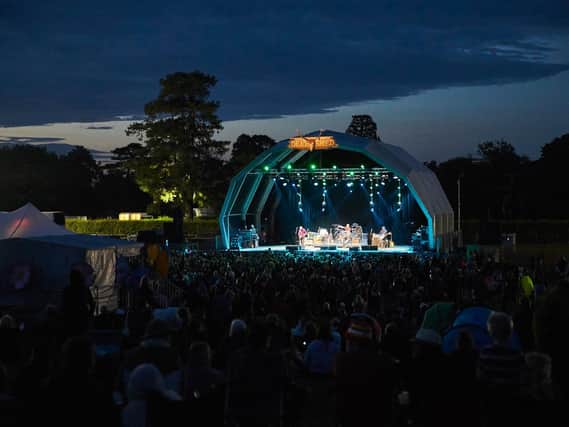 Cash support - The main stage at North Yorkshire's Deer Shed Festival pictured in 2017.