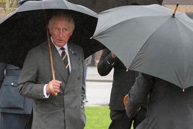 His Royal Highness the Prince of Wales visited RAF Menwith Hill on Monday.