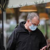 Leeds United manager ...Marcelo Bielsa in the queue for Betty's in Harrogate....Picture Gerard Binks