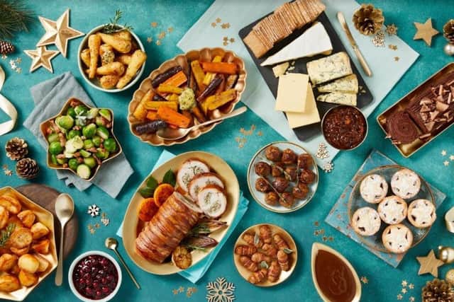 Morrisons has launched a £50 Christmas dinner box to feed 4 people.