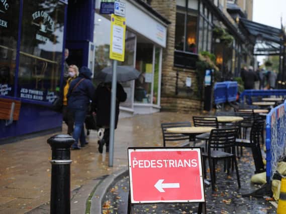 Bars and cafes on Montpellier Hill in Harrogate - Rather than being reassured by Chancellor Rishi Sunak’s latest package of economic measures, the town's hospitality sector has grown more worried in general.