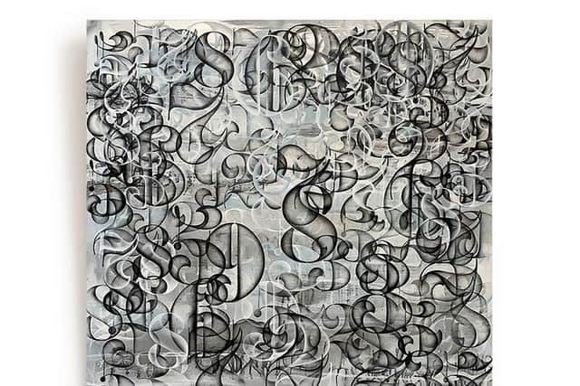 Spray paint on canvas at RedHouse gallery - New work from renowned Street Artist Nick Walker will be on show in Harrogate from this weekend.