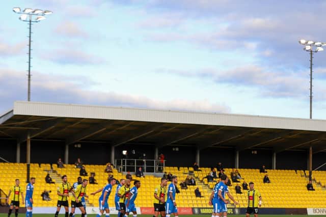 Town would eventually emerge victorious by a 1-0 scoreline.