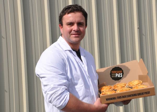 James Sturdy, founder of Yorkshire Handmade Pies.