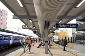 The expected look of the new Platform Zero at Leeds Station