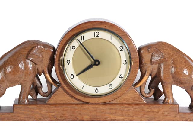 This Stan Dodds Oak Mantel Clock sold for £5,000.