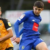 Connor Kirby impressed after coming off the substitutes' bench during Harrogate Town's defeat at Newport Couny. Pictures: Matt Kirkham