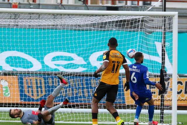 Town lost out 2-1 at League Two leaders Newport County on Saturday.