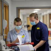 Staff at Harrogate District Hospital say they are doing everything they can to protect people as the second wave of Covid-19 looms. Picture: Gerard Binks.