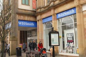 Still trading - Harrogate's WH Smiths at  Victoria Shopping Centre in normal times in 2018.