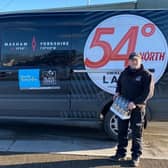 Black Sheep Brewery Drayman Chris Croft who is among the team delivering beer across the region to people’s homes, including Harrogate.