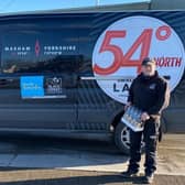 Black Sheep Brewery Drayman Chris Croft who is among the team delivering beer across the region to people’s homes, including Harrogate.