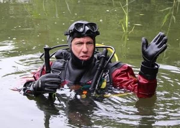 Mark Barrow, of Wetherby, who took part in the river survey.
