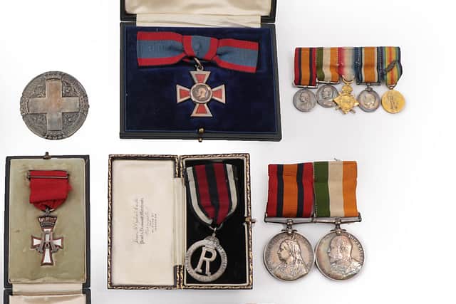 Boer War and First World War Group of Nursing Medals and Badges – Estimate: £900-1,200.