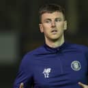 Harrogate Town defender Jake Lawlor warms up at the EnviroVent Stadium. Pictures: Matt Kirkham