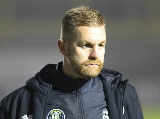 Harrogate Town manager Simon Weaver. Pictures: Matt Kirkham