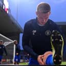 Harrogate Town defender warms-up. Pictures: Getty Images