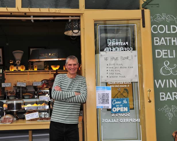 "Listening to what the local community needs" - Peter Woolrich, owner of the Cold Bath Deli which is located on Cold Bath Road.