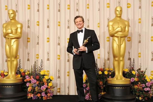 Colin Firth earned the Best Actor Oscar for his role as King George VI in The King’s Speech