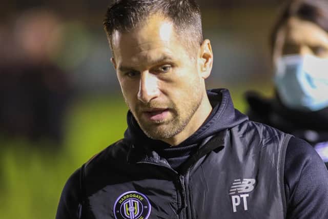 Harrogate Town assistant manager Paul Thirlwell.