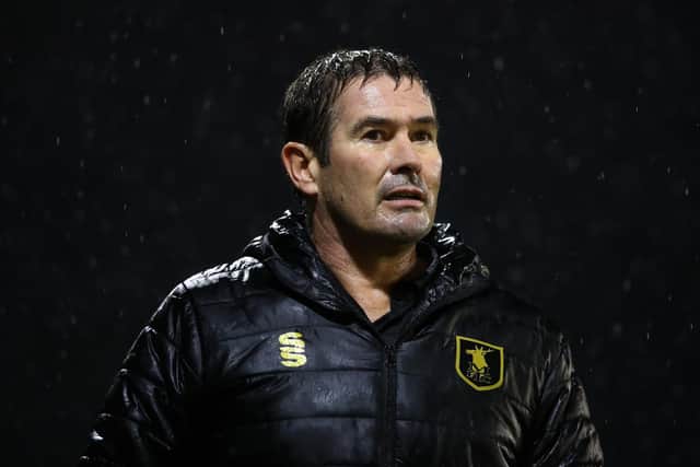 Stags manager Nigel Clough.