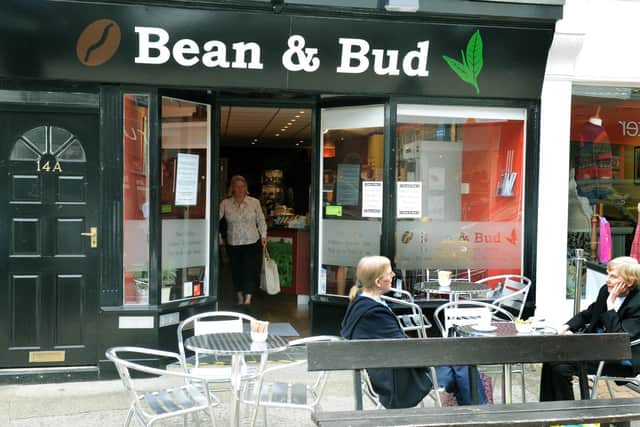 The popular Bean & Bud cafe on Commercial Street in Harrogate will be opening for  both sit-down and takeaway service.