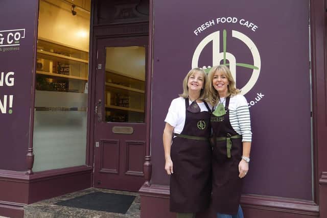 New indie business - Nici Routledge and Jo Bradshaw, who have reunited to realise their lifelong dream of owning their own cafe in Harrogate.
