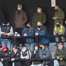 Harrogate Town supporters were finally allowed back into the EnviroVent Stadium after nine long months away. Pictures: Matt Kirkham