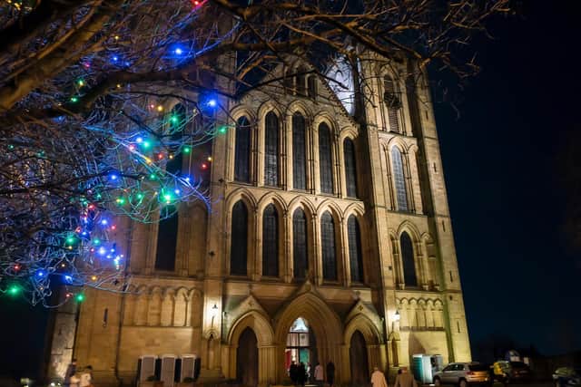 This year's carol concert at Ripon Cathedral has been cancelled.