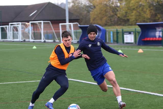 Simon Weaver said he has been pleased by what he has seen from his players in training this week.