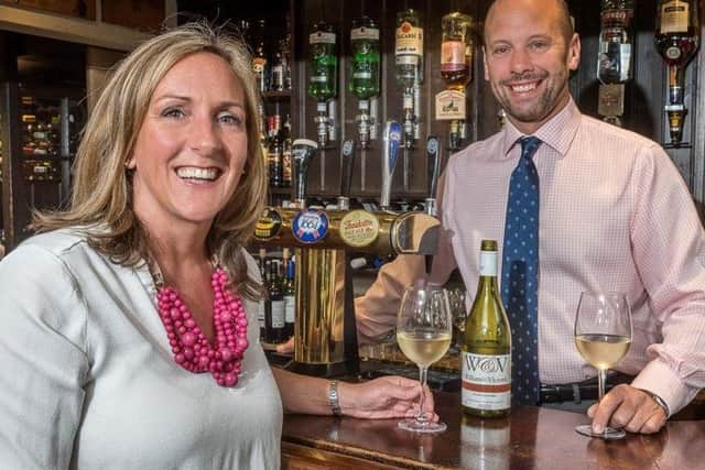 A popular Harrogate favourite - Independent restaurant William & Victoria owners Jo and David Straker.