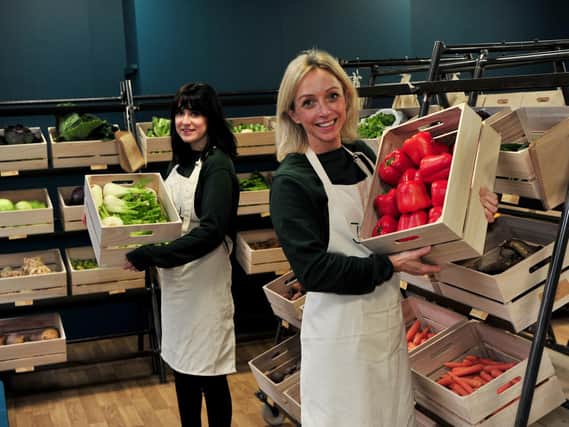 Organic growth - Welcome to Joy grocers with co-owner Nic Mawdsley and team member Jen Taylorson in the new store in Harrogate. (Picture Gerard Binks)