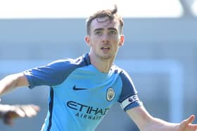 Ed Francis in action for Manchester City Under-18s. Picture: Getty Images