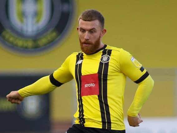 Harrogate Town midfielder George Thomson. Pictures: Matt Kirkham