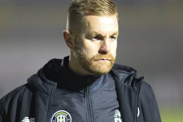 Harrogate Town manager Simon Weaver. Pictures: Matt Kirkham