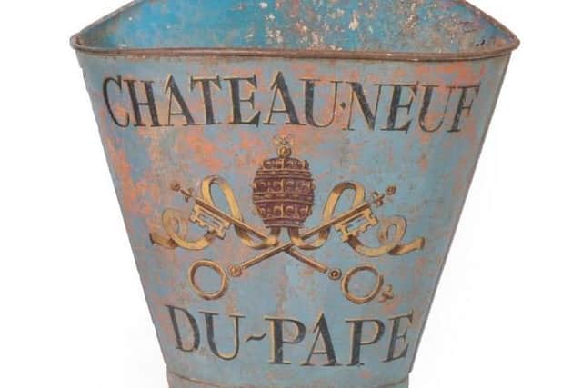 A French 1930s Grape Hod or Bucket – estimate: £300-500.
