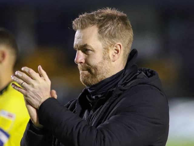 Harrogate Town manager Simon Weaver. Pictures: Matt Kirkham