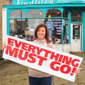 End of an era - Jane Palmer of Footlites fancy dress hire shop which sadly closed down in March. (Picture Gerard Binks)